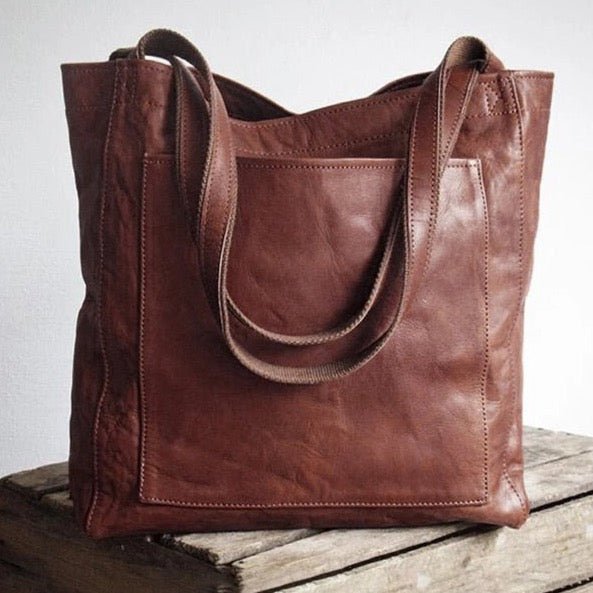 Katrine™ | Handcrafted Leather Tote Bag