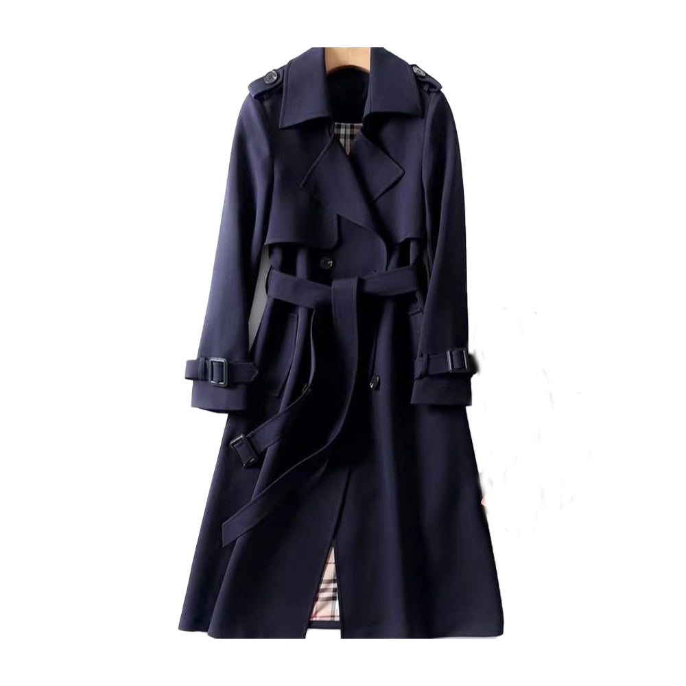 Estela™ | Ladies Trench Coat with Double Button Placket