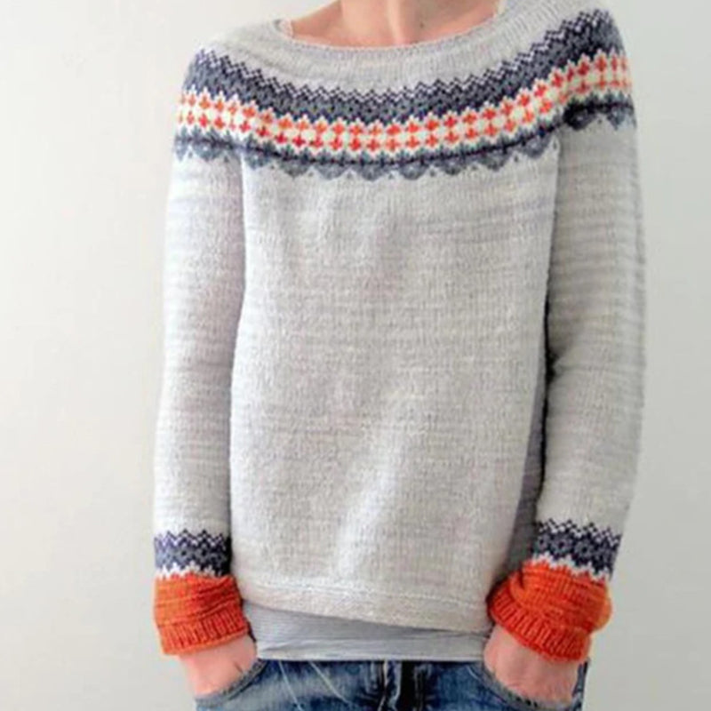 Lisha™ | Knitted Sweater With Print