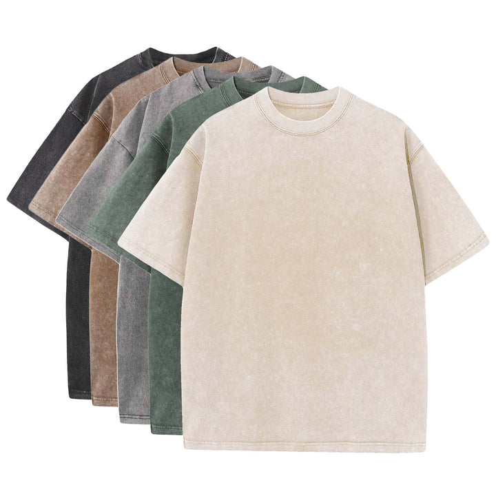 Brandon | 5-Pack Heavy Washed Loose Tees